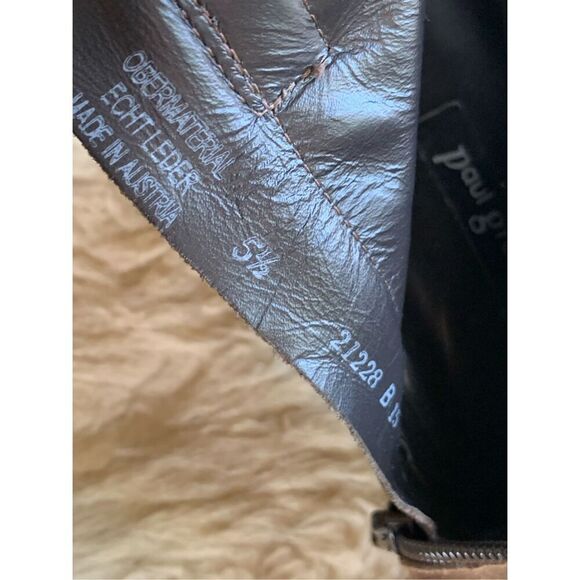 Paul Green Dallas Earth Suede‎ Ankle Bootie Brown Size 5.5 US 8 - Picture 5 of 12